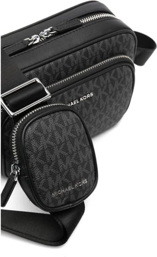 Michael Kors Hudson Logoboompje Camera Bag Met Portemonnee Black Heren - Foto 3