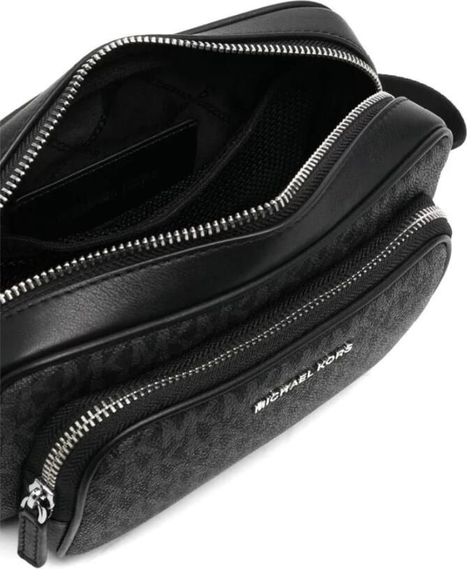 Michael Kors Hudson Logoboompje Camera Bag Met Portemonnee Black Heren