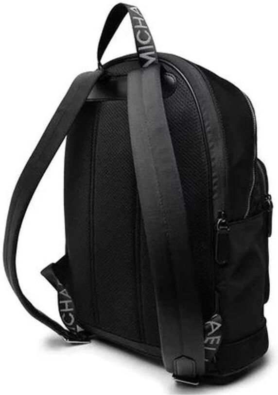 Michael Kors Hudson Nylon Rugzak Black Heren - Foto 4