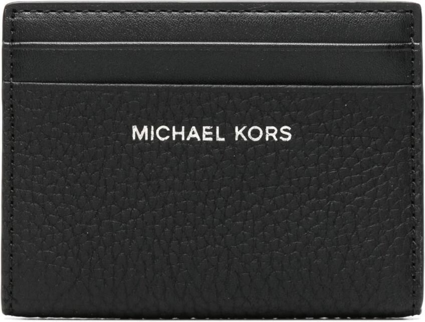 Michael Kors Hudson Pebbled Leather Bifold Wallet Black Heren - Foto 3