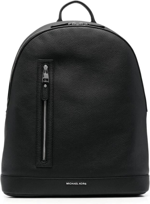 Michael Kors Hudson Slim Leather Backpack Black Heren - Foto 4