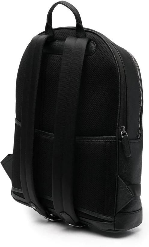 Michael Kors Hudson Slim Leather Backpack Black Heren - Foto 3