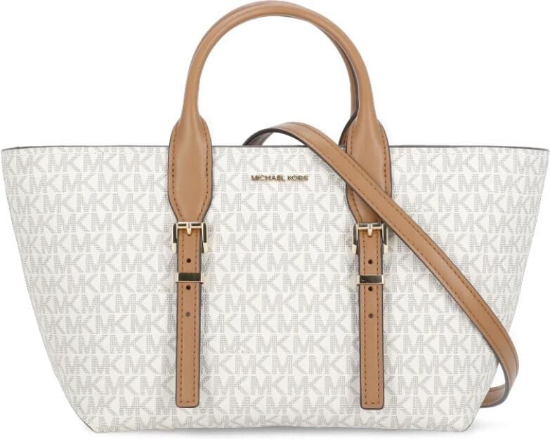 Michael Kors Shoppers & Totes Ivory "Moore" Shopping Bag in beige