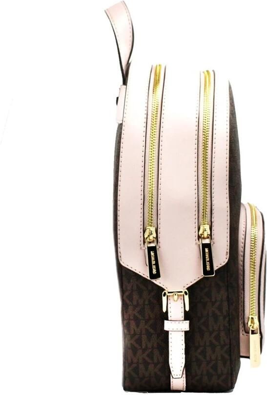 Michael Kors Jaycee Medium Zip Pocket Rugzak Brown Dames - Foto 2