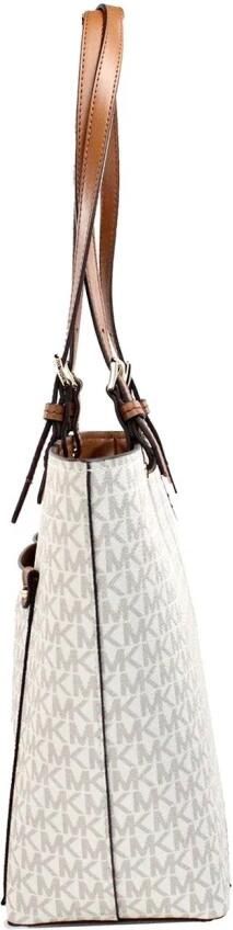 Michael Kors Jet Set Medium Double Pocket Tote Handtas Beige Dames - Foto 2