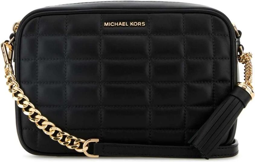 Michael Kors Jet Set Medium Quilted Leather Crossbody Bag Black Dames - Foto 2