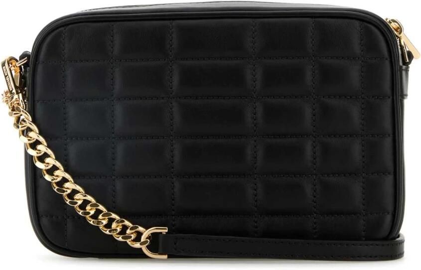 Michael Kors Jet Set Medium Quilted Leather Crossbody Bag Black Dames