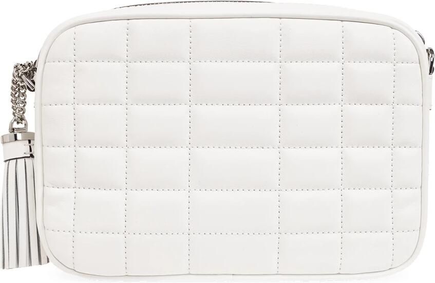 Michael Kors Jet Set Medium Quilted Leather Crossbody Bag White Dames - Foto 7