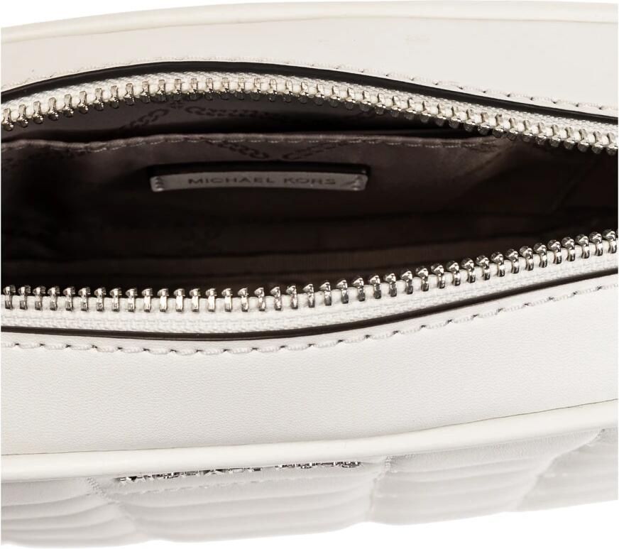 Michael Kors Jet Set Medium Quilted Leather Crossbody Bag White Dames - Foto 2