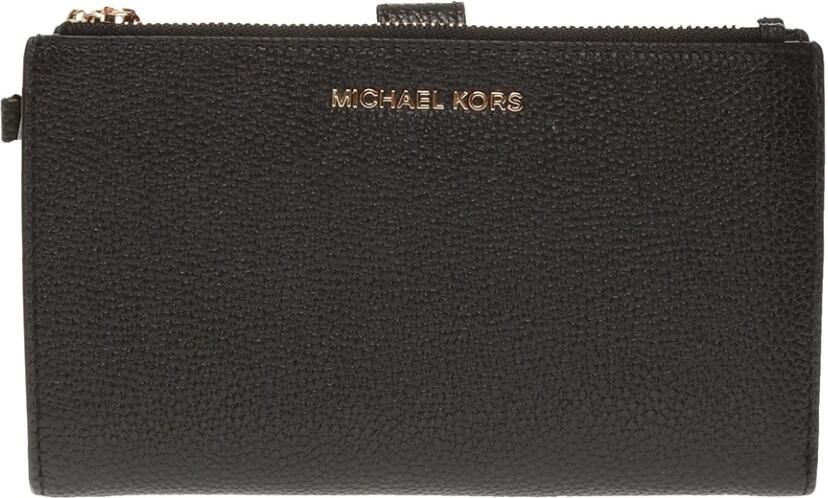 Michael Kors Zwarte Leren Smartphone Portemonnee met Afneembare Band Black Dames - Foto 6