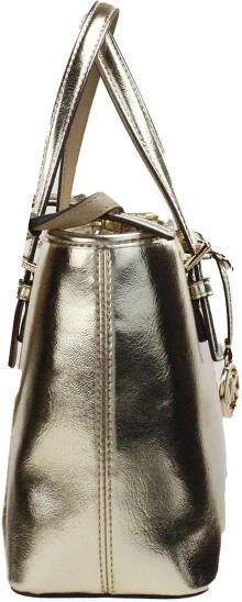 MICHAEL Kors Boodschappentas Jet Set Small Dome Boekentas Goud - Foto 2