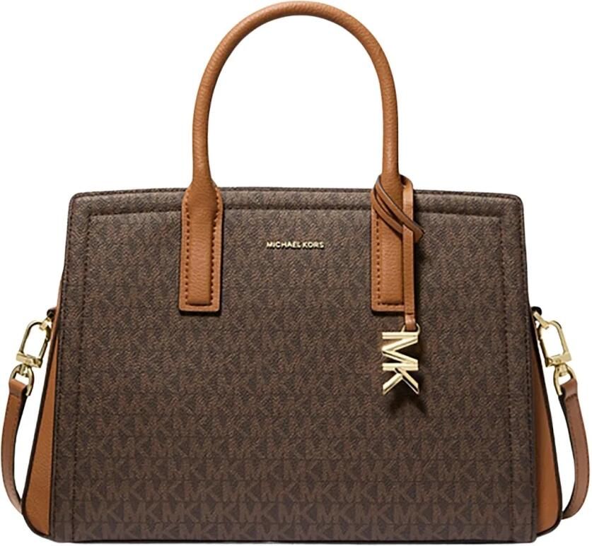 Michael Kors Satchels Laila Md Satchel in bruin - Foto 3