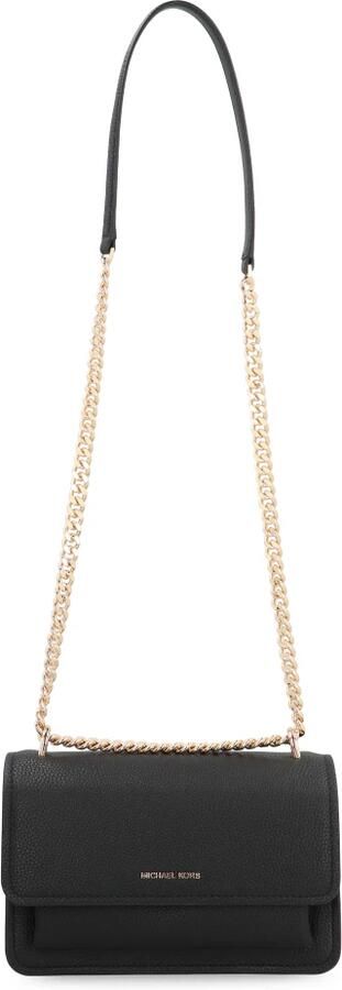 Michael Kors Leren Crossbody Tas met Kettingband Black Dames - Foto 11