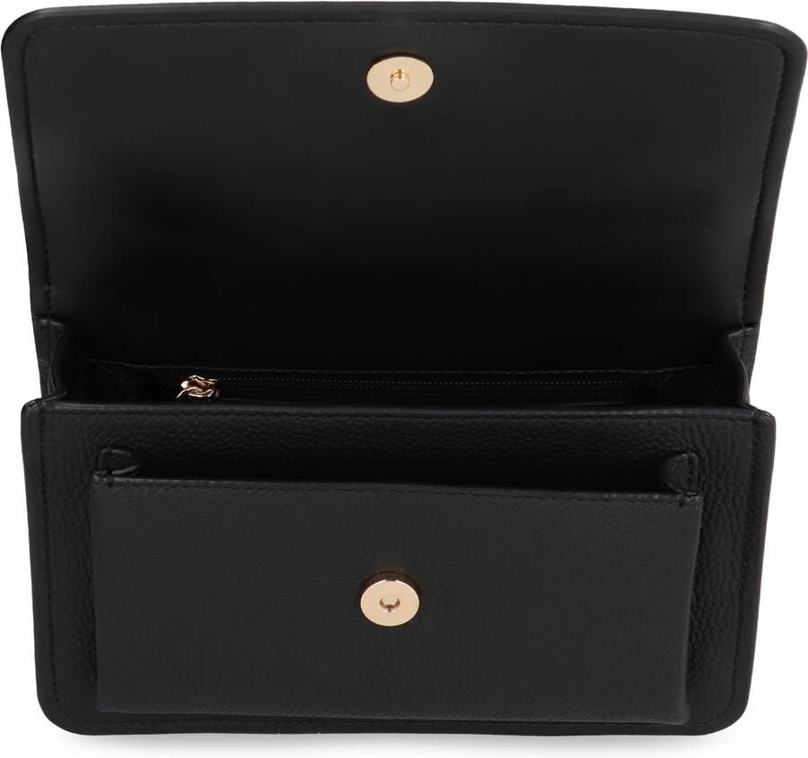 Michael Kors Leren Crossbody Tas met Kettingband Black Dames - Foto 5