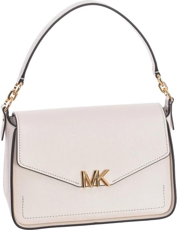 Michael Kors Leren Handtas met Druksluiting White Dames - Foto 3
