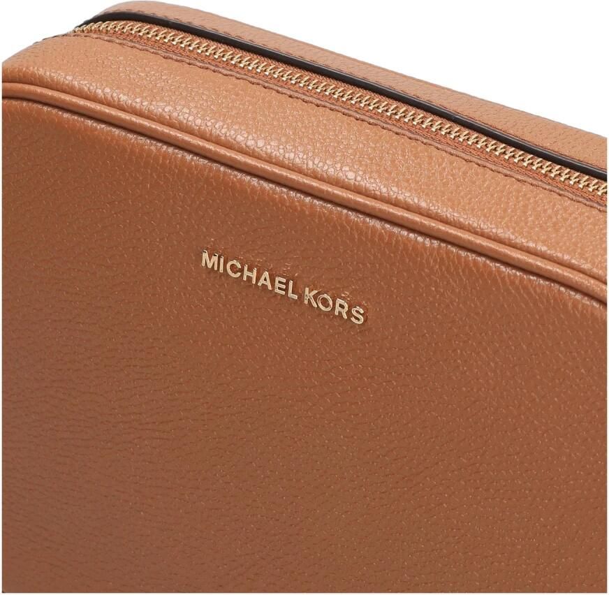 Michael Kors Schoudertas van korrelig leer met ketting en kwast Brown Dames - Foto 3