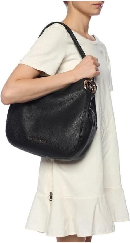 MICHAEL Kors Handtas met labelopschrift in metallic model 'LILIE' - Foto 7