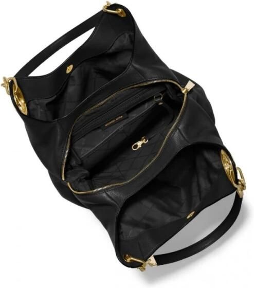 MICHAEL Kors Handtas met labelopschrift in metallic model 'LILIE' - Foto 8