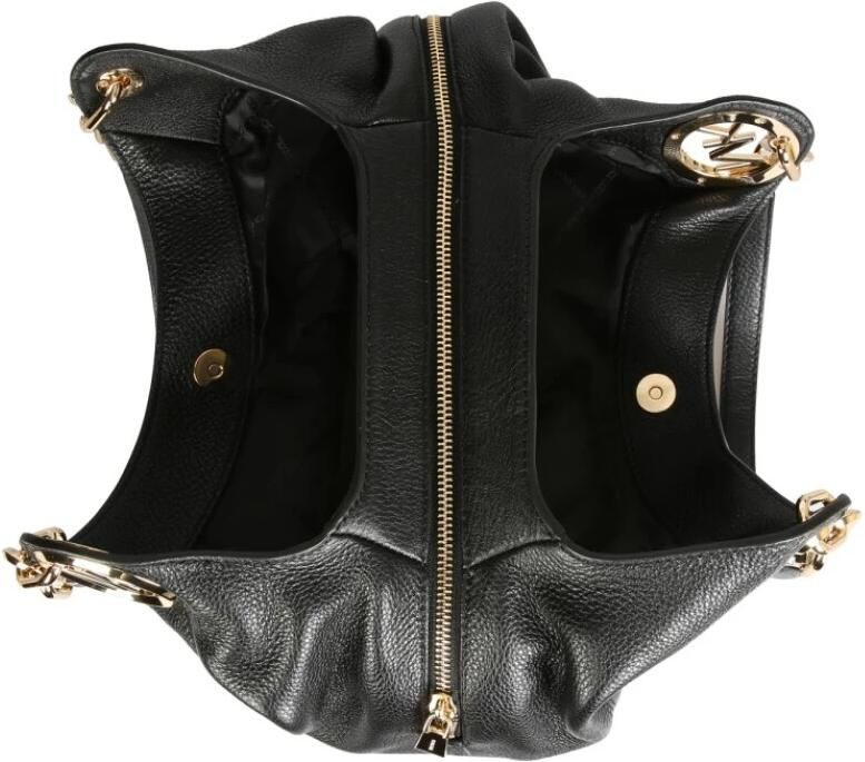 MICHAEL Kors Handtas met labelopschrift in metallic model 'LILIE'