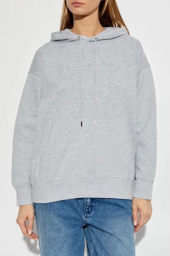 Michael Kors Logo Embossed Hoodie Gray Dames - Foto 3