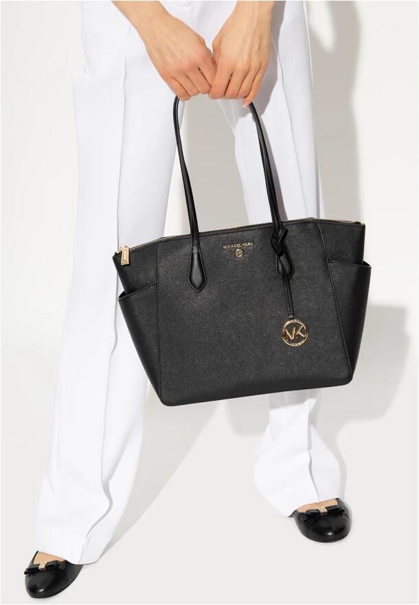 MICHAEL Kors Tote bag met insteekvakken opzij model 'MARILYN' - Foto 4