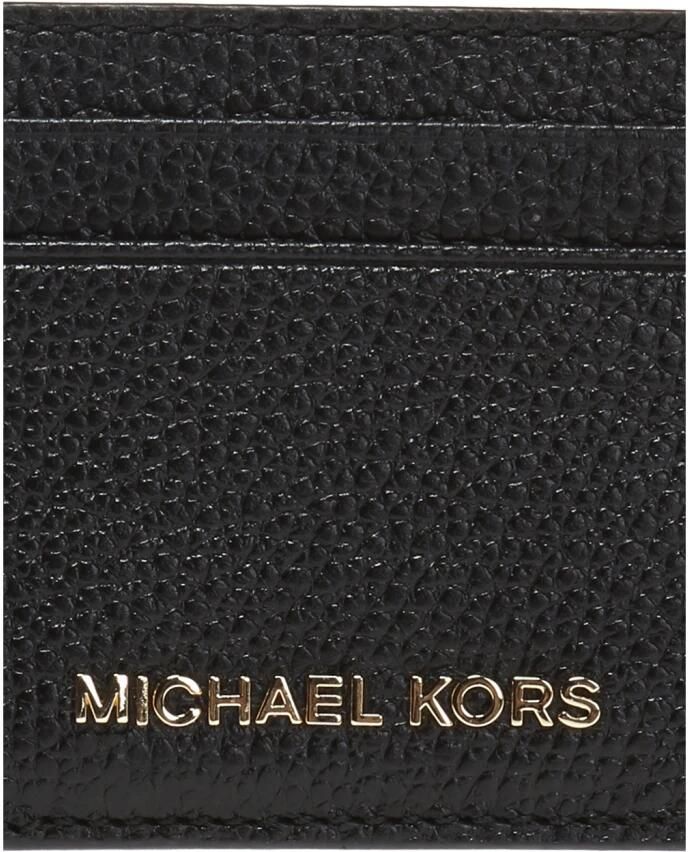 Michael Kors Grainy Leather Card Holder Black Dames - Foto 4