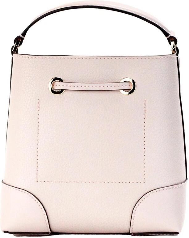 Michael Kors Pebble Leather Bucket Crossbody Tas Pink Dames