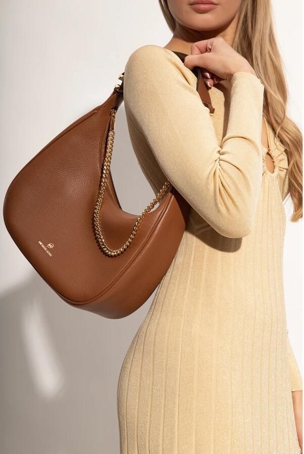 Michael Kors Hobo bags Piper Large Hobo Shoulder in bruin - Foto 3