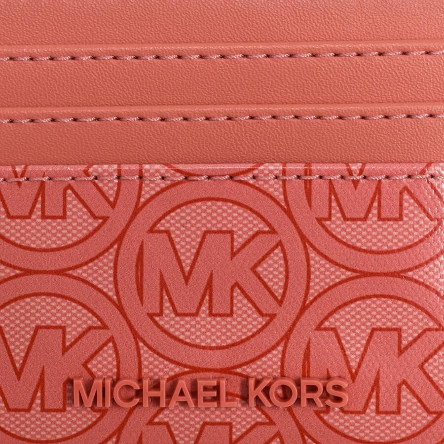 Michael Kors Rechteckige Kartenhülle mit Ausweisfenster Red Dames