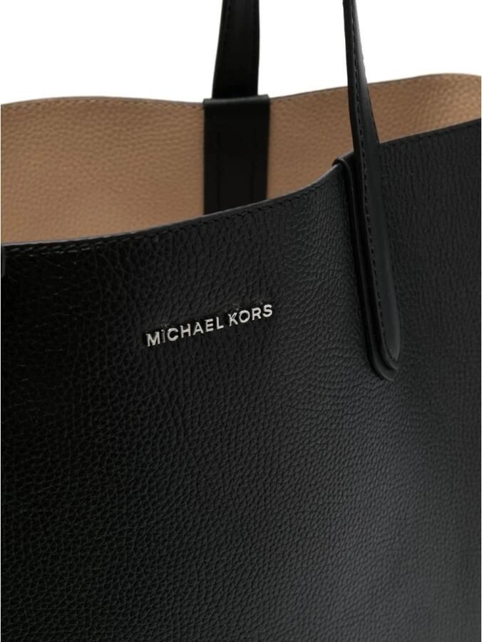 Michael Kors Shoppers Eliza Xl Ns Reversible Tote in zwart