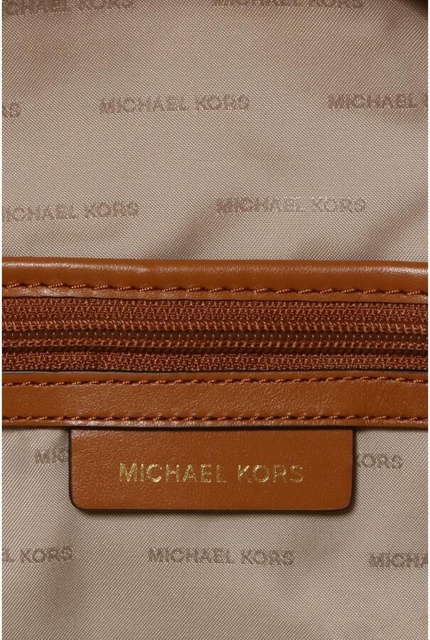 Michael Kors Vanilla Rhea Rugzak met Gouden Details Beige Dames - Foto 4
