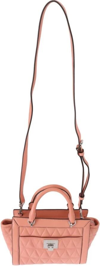 Michael Kors Roze Leren Schoudertas met Goudkleurige Hardware Pink Dames - Foto 5