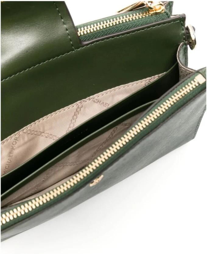 Michael Kors Ruby Small Saffiano lederen crossbody tas Green Dames - Foto 2