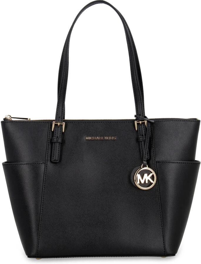 MICHAEL Kors Trapeziumvormige shopper in saffianoleer - Foto 3