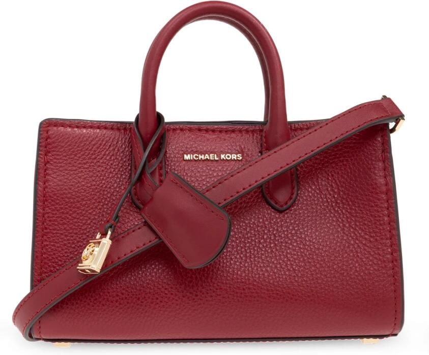 MICHAEL Kors Lederen handtas met labelhanger model 'SCARLETT' - Foto 9