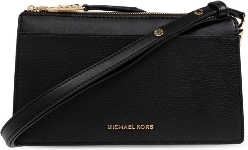 Michael Kors Leren Crossbody Tas met Gouden Hardware Black Dames - Foto 10
