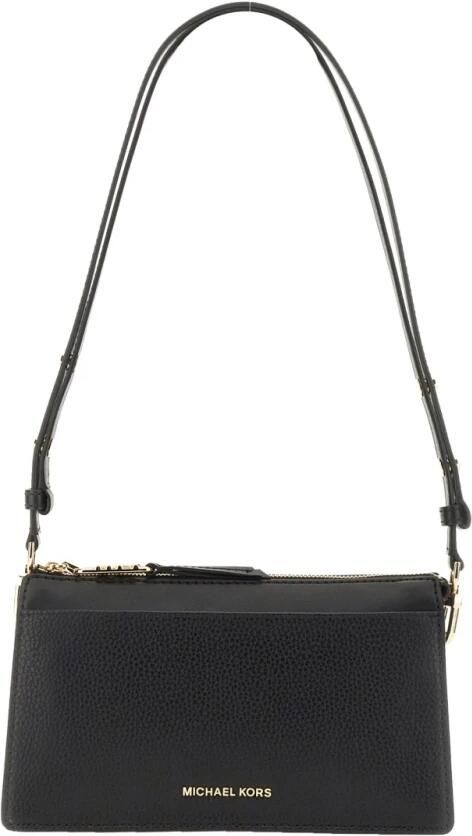 Michael Kors Schoudertas `Empire` van leer Black Dames