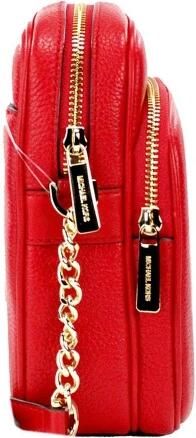 Michael Kors Schoudertas met ketting van pebble leer Red Dames - Foto 2