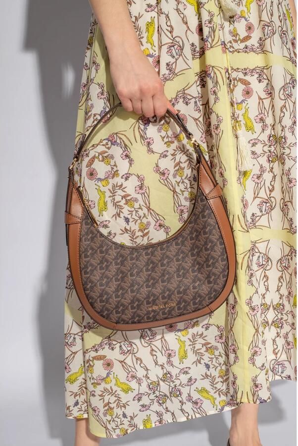 Michael Kors Crossbody bags Sm Crescent Tz Shldr in bruin - Foto 5