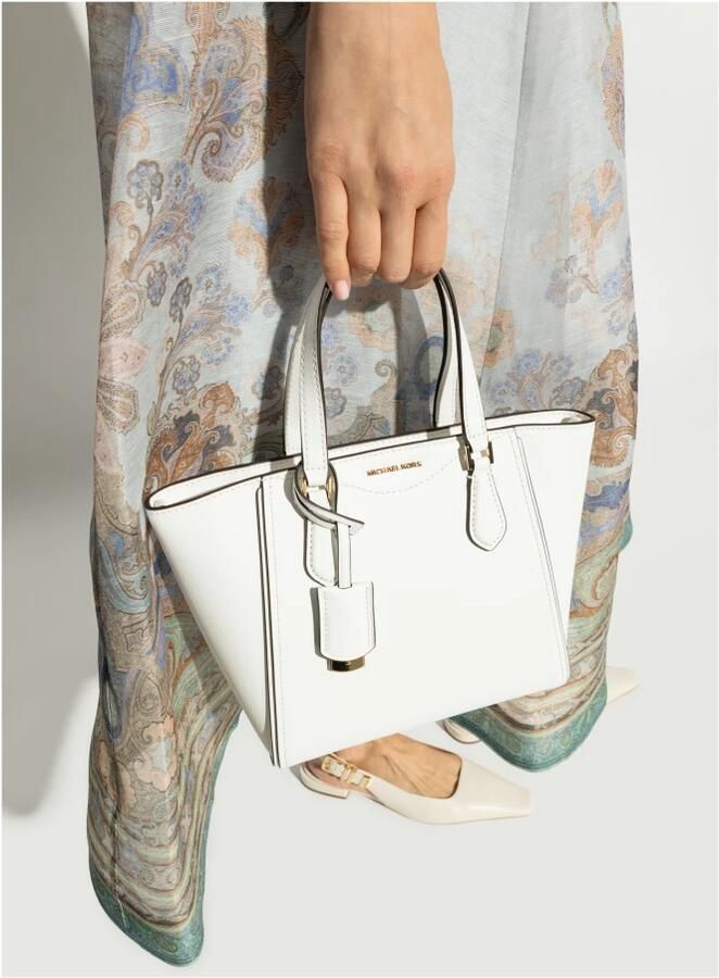 Michael Kors Crossbody bags Taryn Small Conv Tz Tote Crossbody in wit - Foto 4