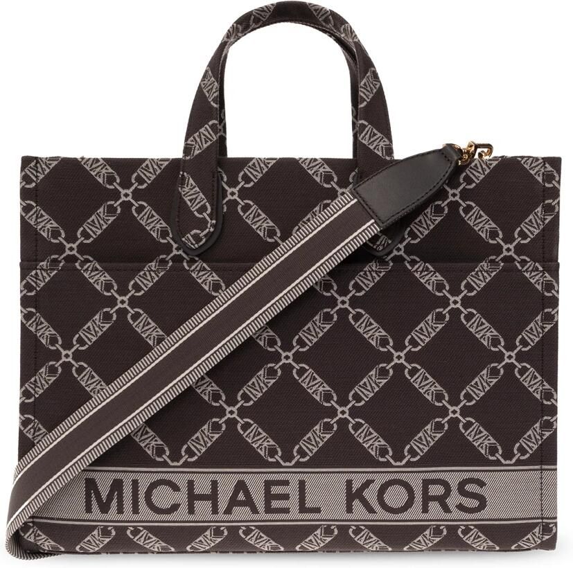 Michael Kors Gigi Grote Empire Logo Jacquard Tote Bag Multicolor Dames - Foto 10