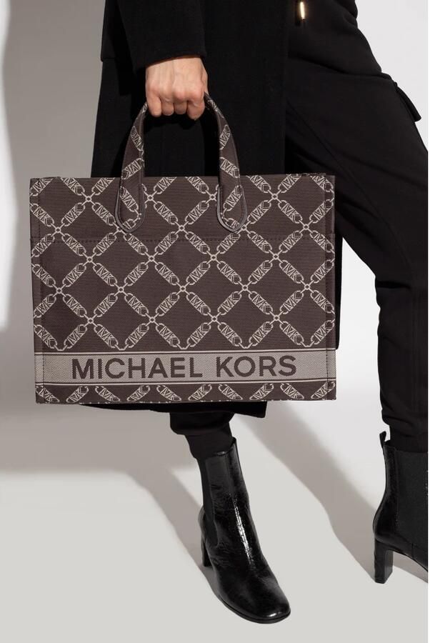 Michael Kors Gigi Grote Empire Logo Jacquard Tote Bag Multicolor Dames - Foto 6