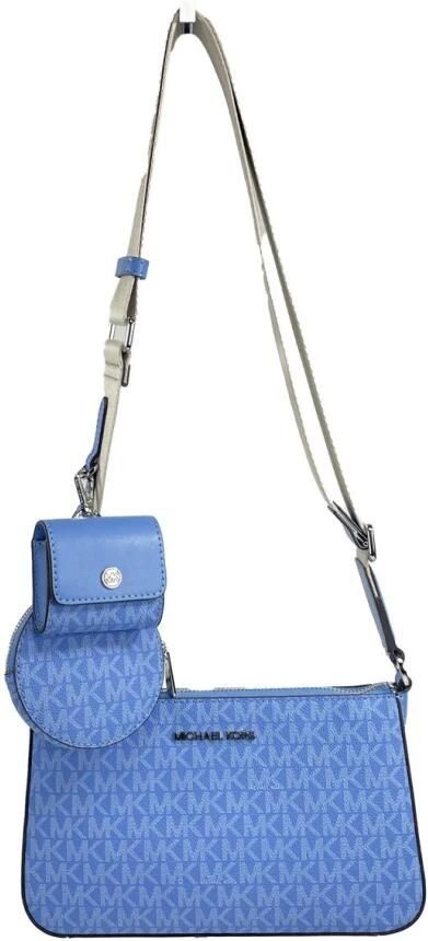 Michael Kors Signature PVC Crossbody tas met technische bevestiging Blue Dames - Foto 3
