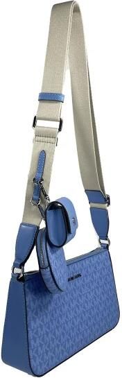 Michael Kors Signature PVC Crossbody tas met technische bevestiging Blue Dames - Foto 2