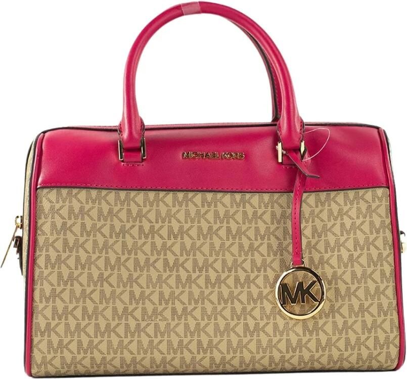 Michael Kors Signature PVC Duffle Crossbody Tas Multicolor Dames - Foto 3