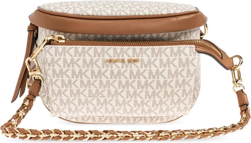 Michael Kors Crossbody bags Slater Medium Sling Pack Chain Messenger in wit - Foto 6