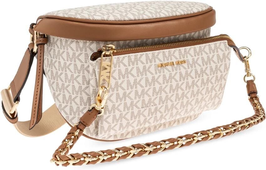 Michael Kors Crossbody bags Slater Medium Sling Pack Chain Messenger in wit - Foto 5