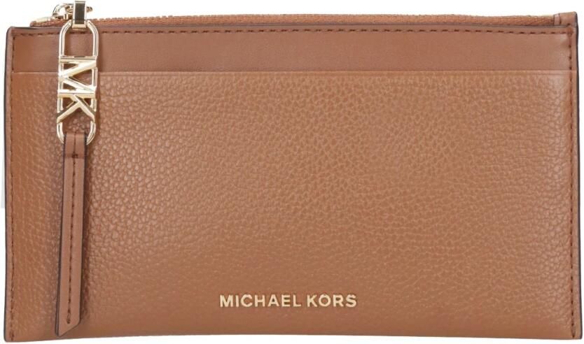 Michael Kors Bruine rits kaarthouder Brown Dames