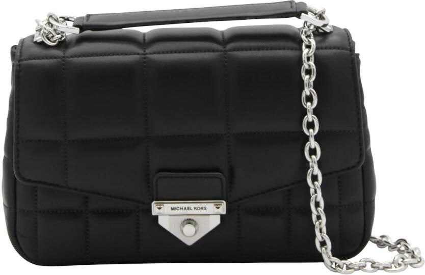 Michael Kors Zwarte Schoudertas met Ketting Casual Stijl Black Dames - Foto 3