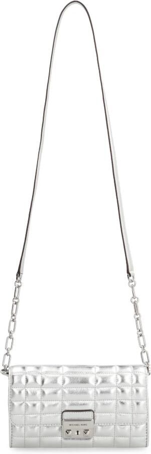 Michael Kors Stijlvol leren portemonnee met ketting Gray Dames - Foto 4